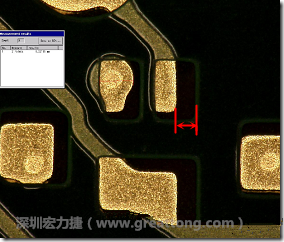 其他零件的防焊層印刷偏移，造成焊墊大小不一的現象。