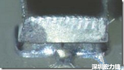 不沾錫，空焊不沾錫